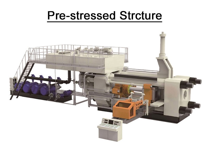 aluminum extrusion press machine making aluminum profiles