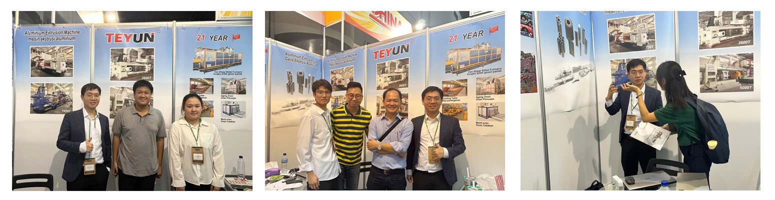 aluminum extrusion press line