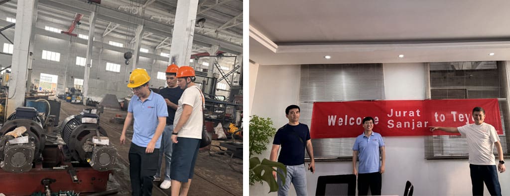 Aluminum extrusion machine