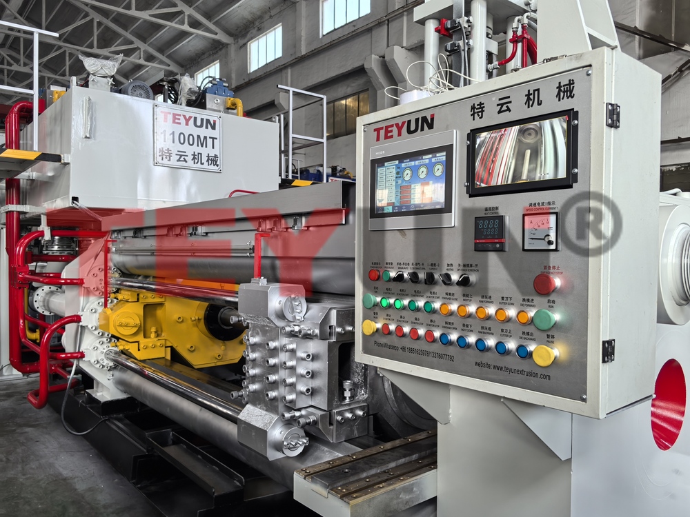 aluminum profiles extrusion machine