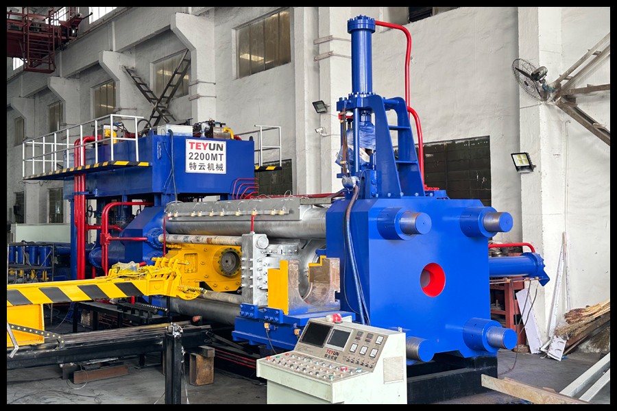 2200Ton Aluminum Extrusion Line ready to be shipped to Egypt
