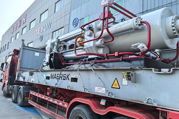 Two aluminum extrusion whole lines delivery successlly!
