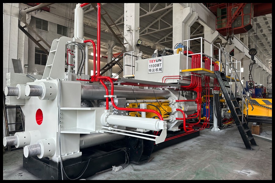 Another 1100 ton Aluminum Extrusion Line is ready for shipment