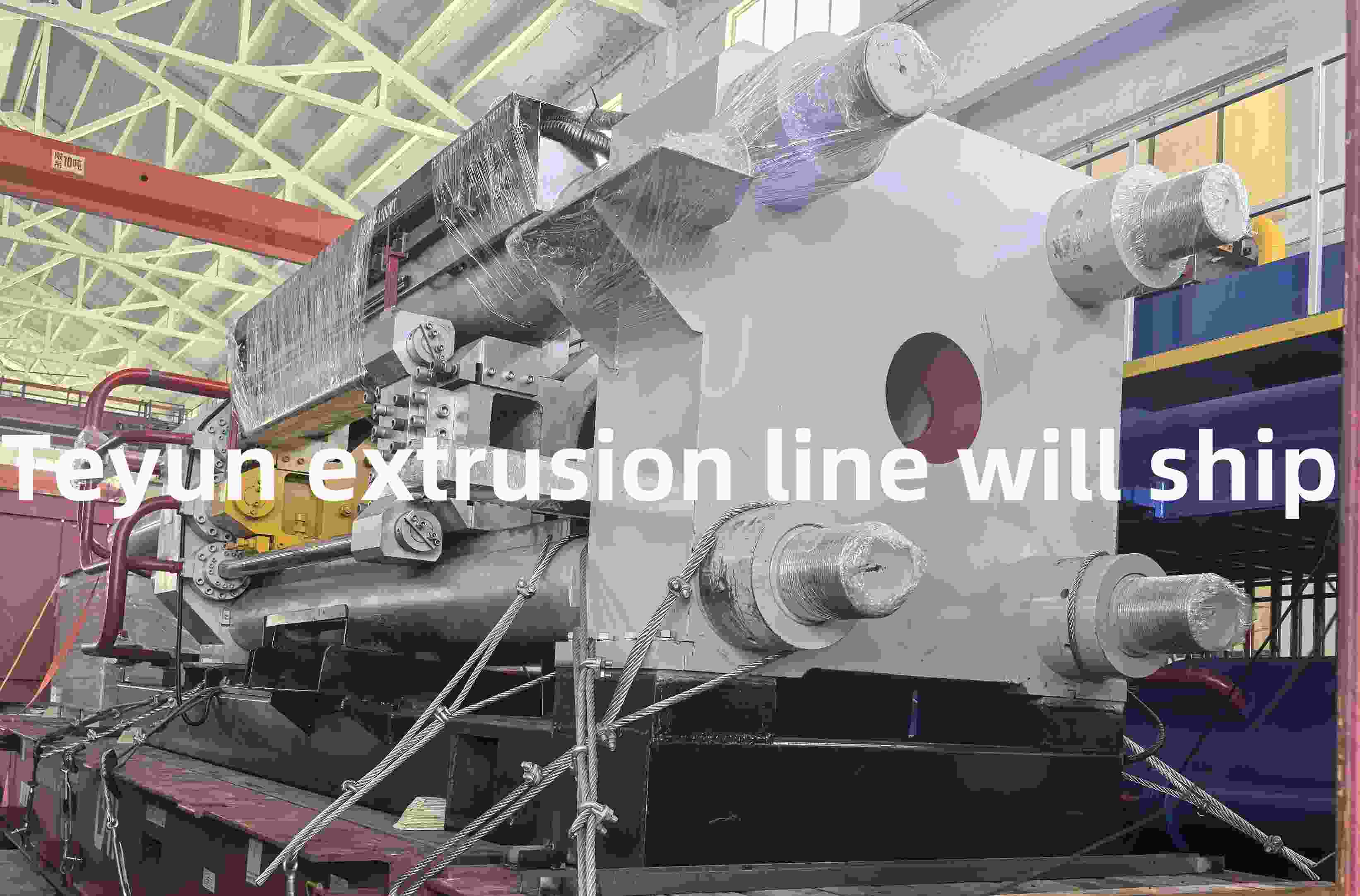 Press Manufacturer Successfully Delivers Advanced Extrusion Machine to India